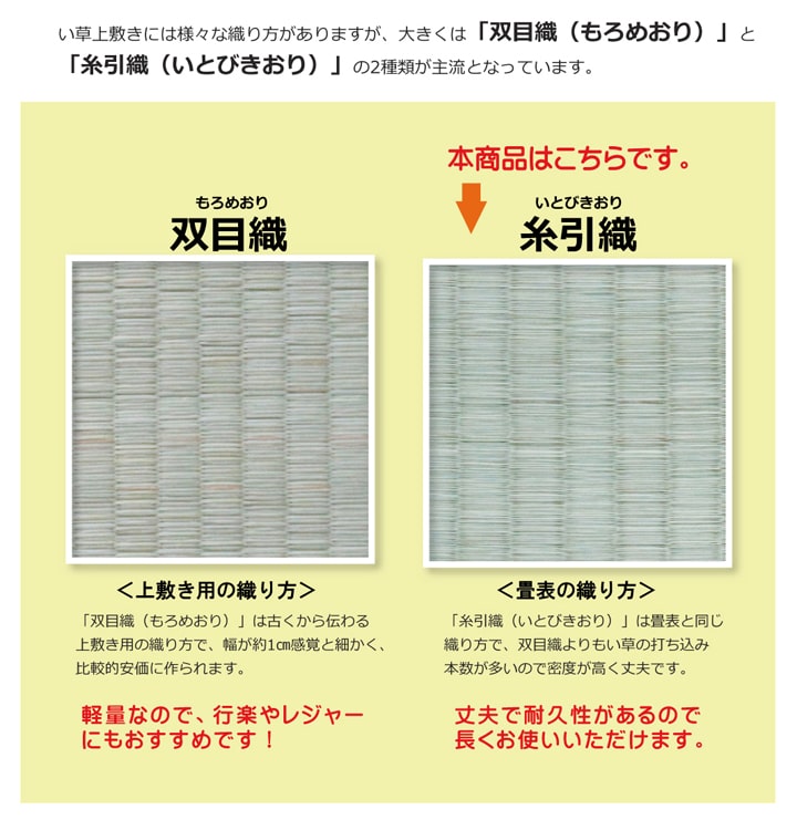 純国産 い草 上敷き カーペット 糸引織 『梅花』 江戸間4.5畳(約261×261cm) 【メーカー直送商品】☆