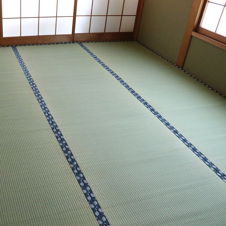 純国産 い草 上敷き はっ水 カーペット 双目織 江戸間4.5畳(約261×261cm) 【メーカー直送商品】☆