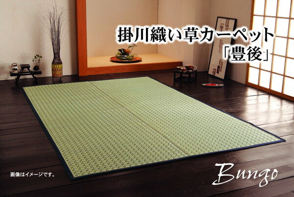 掛川織 い草カーペット 『豊後』 江戸間4.5畳(約261×261cm) 【メーカー直送商品】☆
