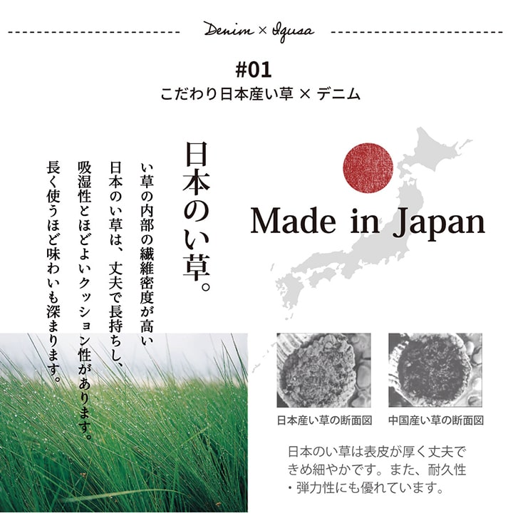 国産 い草カーペット『Fアルディ』約191×191cm【メーカー直送商品】