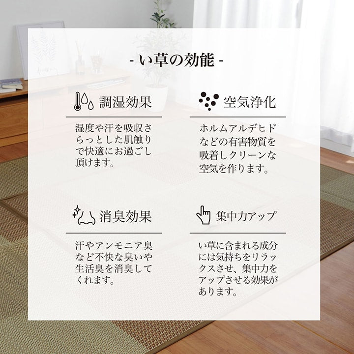 堀りごたつ用い草ラグ 堀こたつ 掘りごたつ 堀り 炬燵 い草 ラグ 敷 市松 くり抜き 付属 マジックテープ 連結 裏 不織布 裏 不織布 約191×300cm(中抜き:約90×150cm) 全3色 【メーカー直送商品】☆