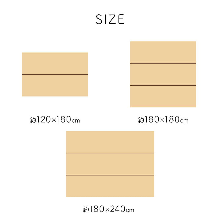 い草カーペット チェック柄 約120×180cm NCXリープ【メーカー直送商品】