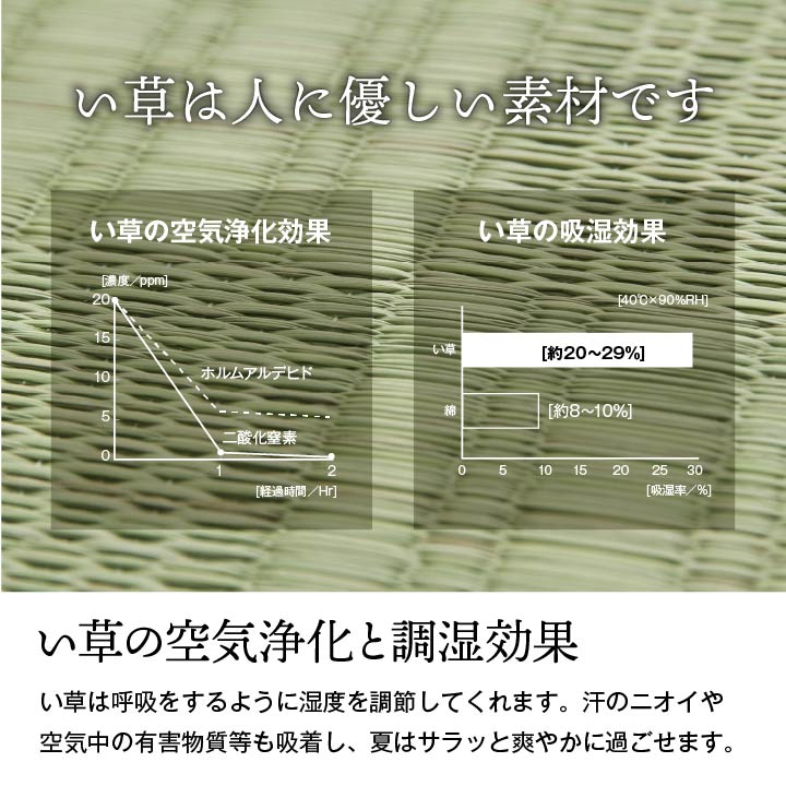 純国産 い草 上敷き カーペット 格子柄 江戸間6畳(約261×352cm) 【メーカー直送商品】☆