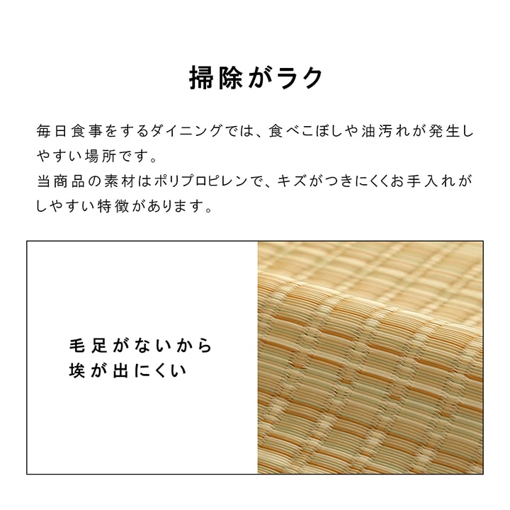 洗える カーペット ダイニング ラグ 敷詰 丈夫 日本製 国産 除菌スプレー対応 アウトドア ペット 本間4.5畳(約286.5×286cm) 【メーカー直送商品】☆