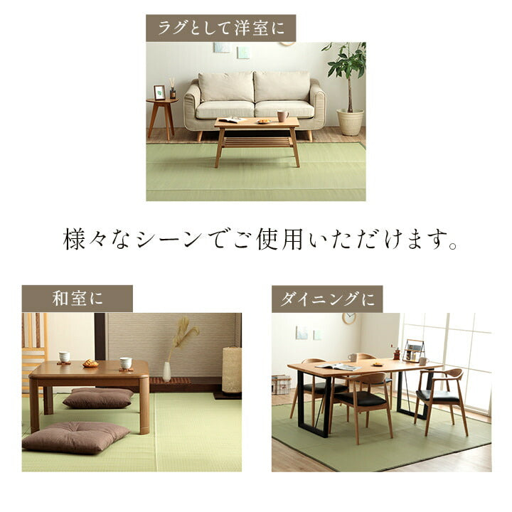 洗えるござ 日本製 江戸間10畳【メーカー直送商品】