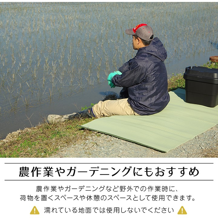 ラグ 洗える 日本製 国産 アウトドア レジャー アウトドア 和室 シンプル 江戸間1畳(約87×174cm) 【メーカー直送商品】☆