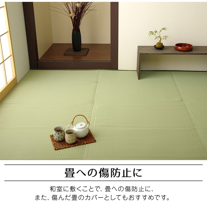 ラグ 洗える 日本製 国産 アウトドア レジャー アウトドア 和室 シンプル 江戸間1畳(約87×174cm) 【メーカー直送商品】☆