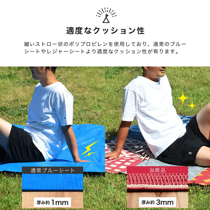 パッチワーク調 洗える ラグ アウトドア 収納袋付き 国産 日本製 丈夫 約174×174cm 江戸間2畳 【メーカー直送商品】☆
