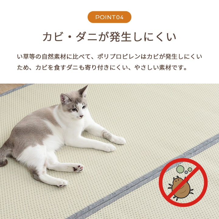 洗える ござ 日本製 国産 カーペット リバーシブル 丈夫 除菌スプレー対応 敷詰 ラグ 敷物 ペット 江戸間1畳(約87×174cm) 【メーカー直送商品】☆