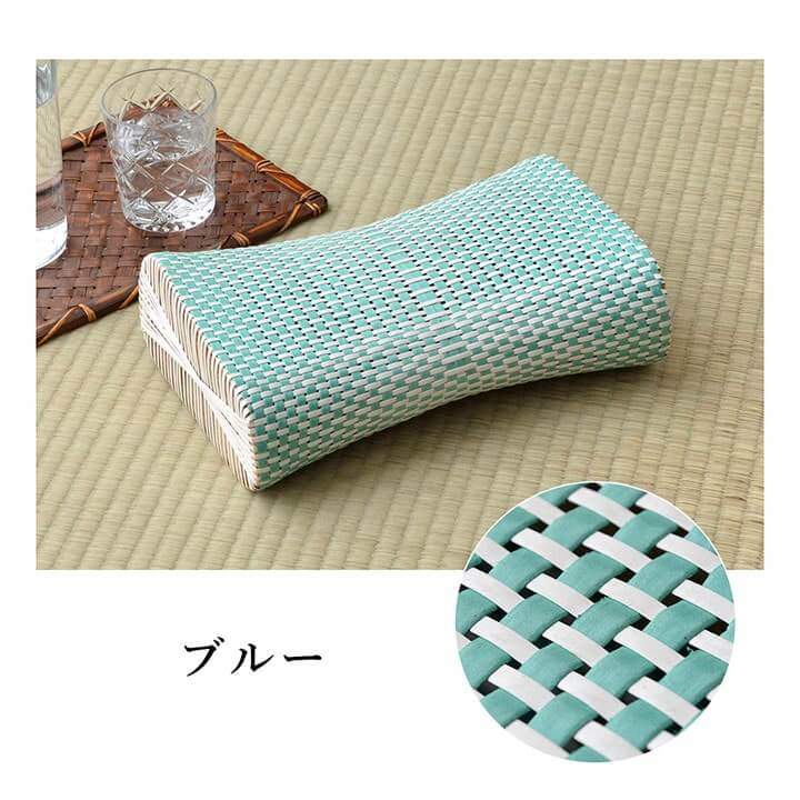 枕 まくら PPまくら PP枕 籐枕風 ピロー 通気性 蒸れない ポリプロピレン 軽い 丈夫 手編み 約30×20cm 【メーカー直送商品】☆