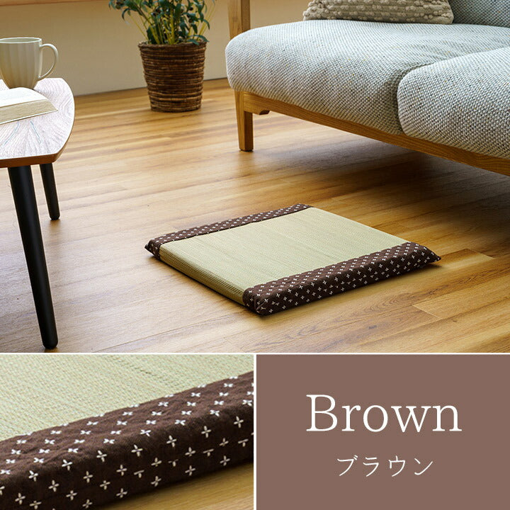 クッション い草 40×40cm【メーカー直送商品】
