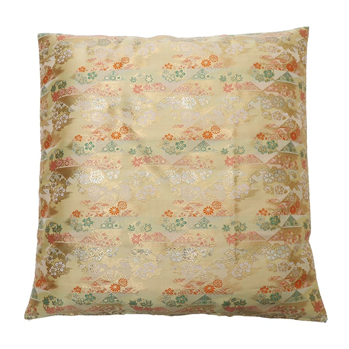 金襴御前(仏前)座布団カバー 『京菊(きょうぎく)カバー』 約57×62cm(銘仙判55×59cm用) 【メーカー直送商品】☆