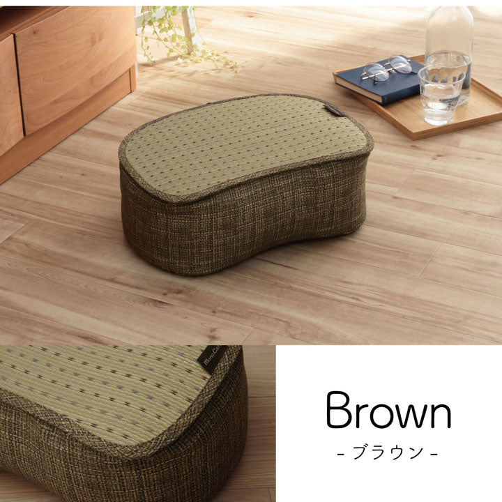 クッション くつろぎ リラックス スマホ い草 抗菌防臭 消臭 シンプル 小林製薬コバガード使用 約30×40×15cm 【メーカー直送商品】☆