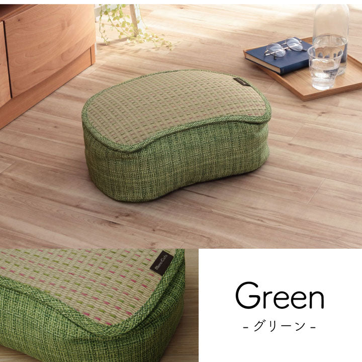 クッション くつろぎ リラックス スマホ い草 抗菌防臭 消臭 シンプル 小林製薬コバガード使用 約30×40×15cm 【メーカー直送商品】☆