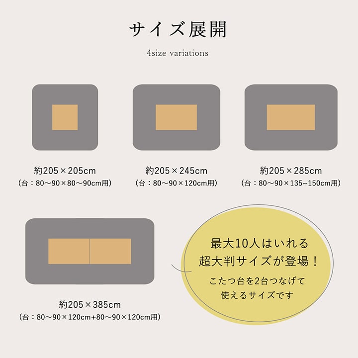 こたつ布団 長方形 国産 花柄 掛け単品 約205×245cm 【メーカー直送商品】☆