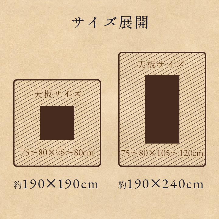 こたつ布団 正方形 単品 カジュアル チェック柄 撥水 約190×190cm 【メーカー直送商品】☆