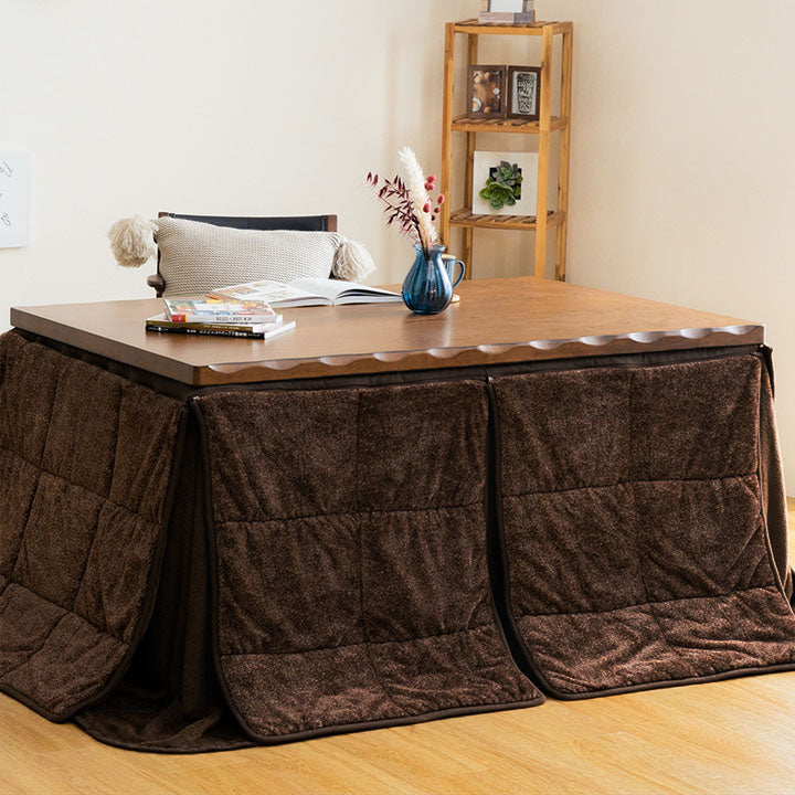 ハイタイプ こたつ布団 長方形 洗える お手入れ簡単 約235×275cm 【メーカー直送商品】☆