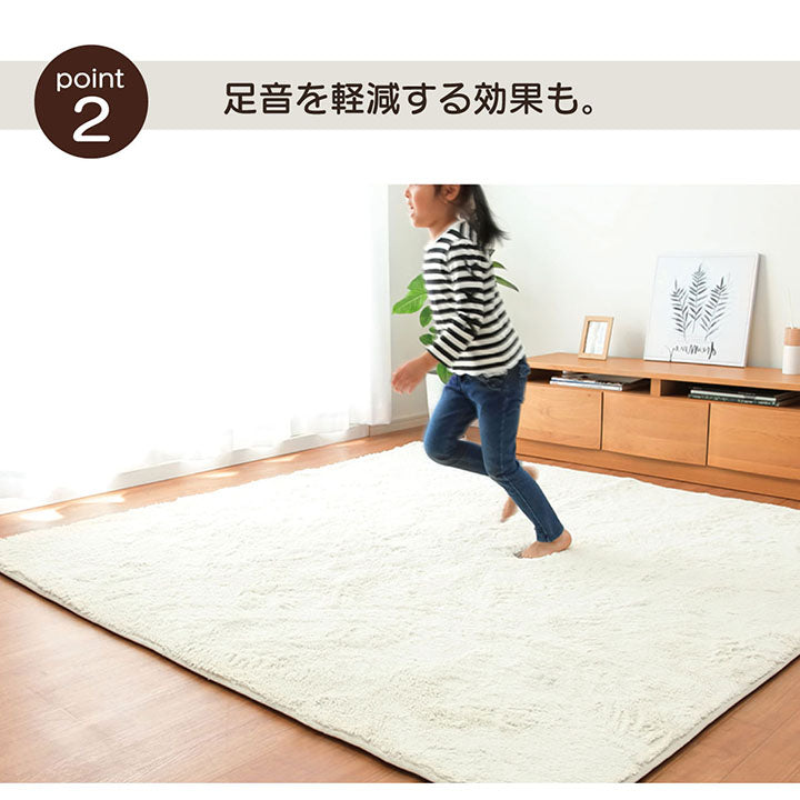 防音 下敷き 滑り止め ラグ 滑りにくい 防音マット 厚め へたりにくい ナイス ボリューム ウレタン10mm クッション性 約180×180cm 床暖房 ホットカーペット対応【メーカー直送商品】☆