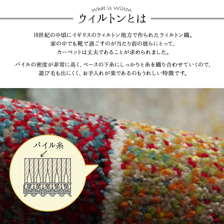 玄関マット トルコ製 ウィルトン織り 約60×90cm 抗菌防臭 消臭機能 へたりにくい 【メーカー直送商品】☆