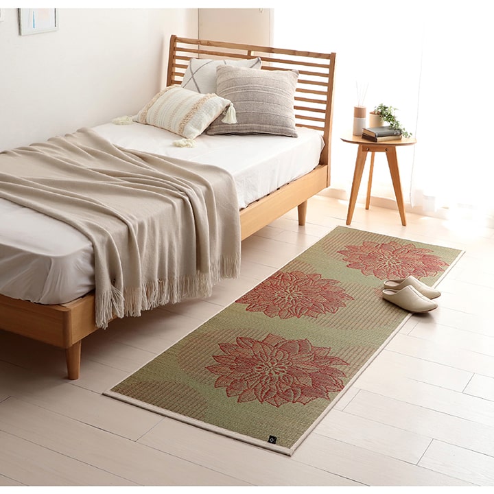 ヨガ 癒しマット 国産 い草『フラッフィー』約66×185cm【メーカー直送商品】