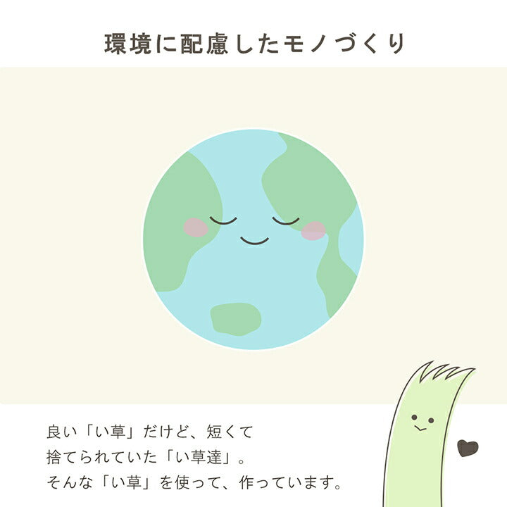 サスティナブル 自然素材 国産 い草 置物 60cm【メーカー直送商品】