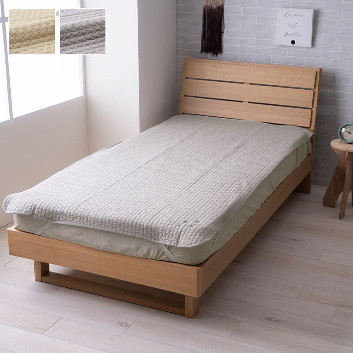 寝具 敷バッド 綿 100% イブル 洗える ギフト シングル 約100×200cm 【メーカー直送商品】☆