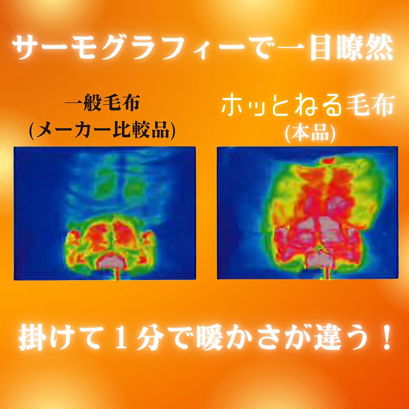 西川 ホッとねる毛布 速暖合わせ毛布 シングル
