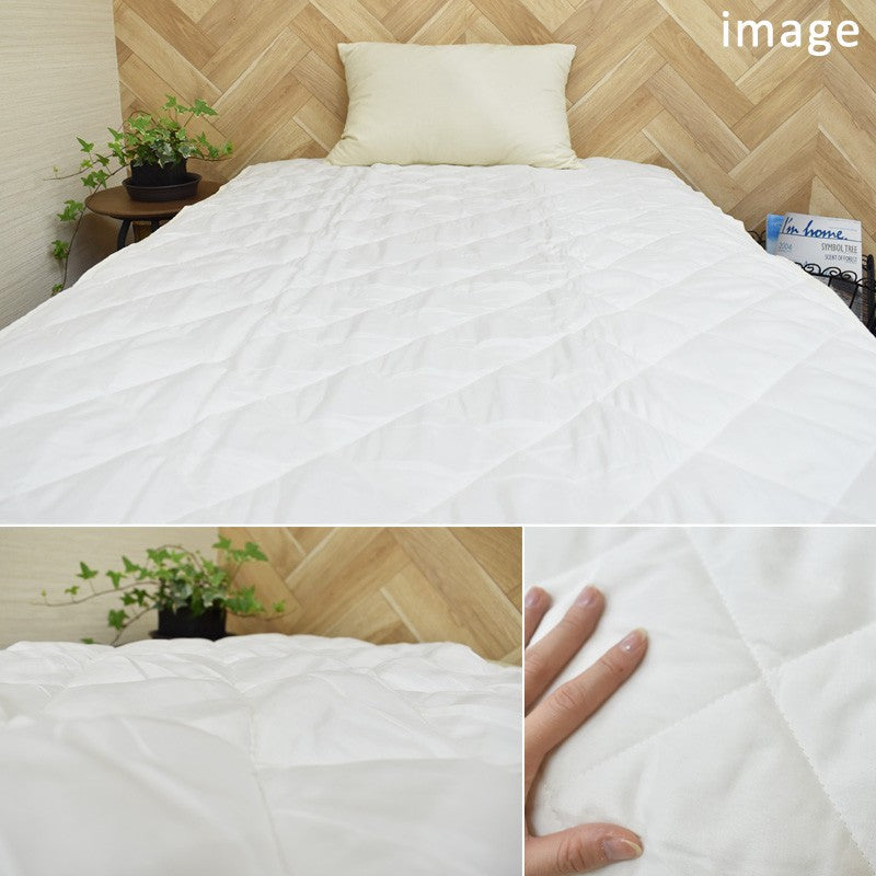 中国製 ピーチスキン ベッドパッド S 100×200cm IV