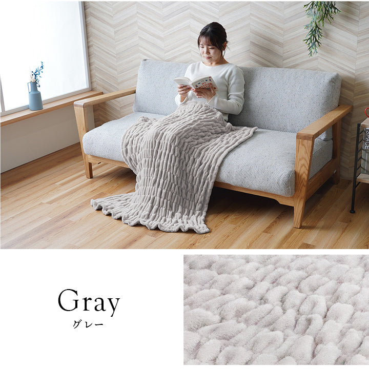 ひざ掛け フランネル 肌触りなめらか ボリューム あったか 洗える 清潔 70×120cm シュクル おしゃれ 女の子 かわいい【メーカー直送商品】