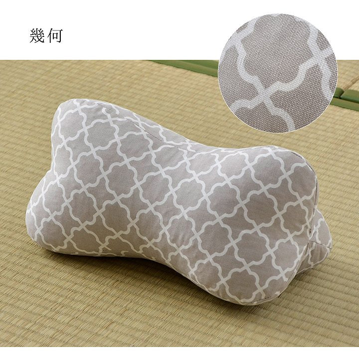 寝具 枕 くつろぐ もっちり 機能性 お昼寝 低反発チップ パイプ 日本製 ほね枕 足枕 約35×17cm 【メーカー直送商品】☆