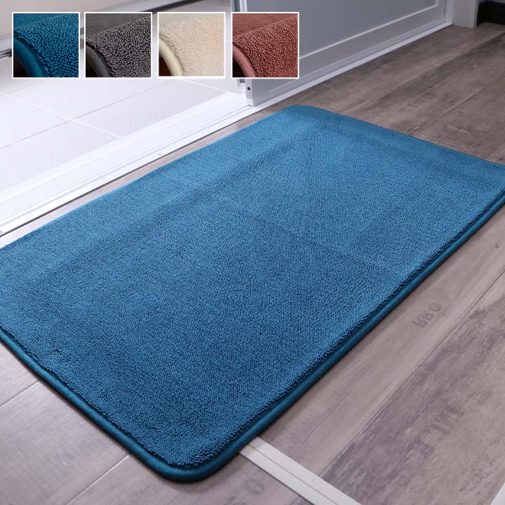 バスマット 速乾 吸水性抜群 タオル地風 さらっと 約35×50cm 【メーカー直送商品】☆