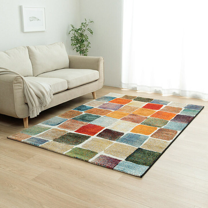 ウィルトン織 ラグマット 玄関用 約80×140cm【メーカー直送商品】
