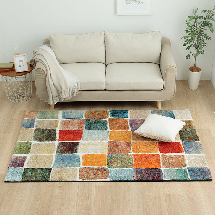 ウィルトン織 ラグマット 玄関用 約80×140cm【メーカー直送商品】