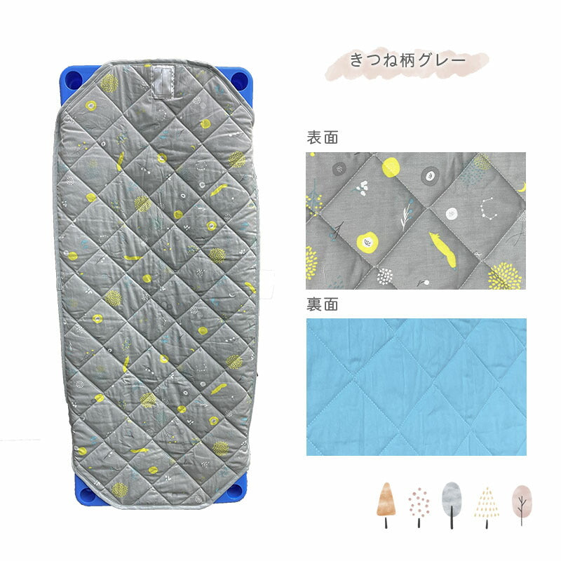 コットカバー 子ども用 約60×130cm 綿100% コット用カバー コットマット お昼寝ベッド用シーツ コットシーツ 男の子 女の子 吸水速乾 かわいい おしゃれ 北欧柄 レンガ くすみピンク グレー 動物 小花柄 ゴム付き お名前タグ コットパッド キッズサイズ