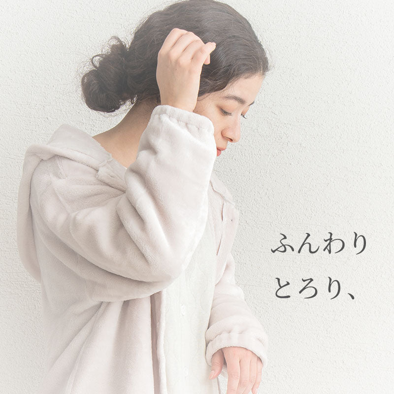 フランネル耳付きロングパーカー(キッズ)