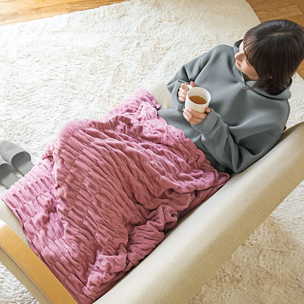 ロマンス小杉 ふかふかケット 発熱コットン warm support