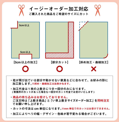 い草 上敷き カーペット 制菌 抗菌防臭 消臭 小林製薬KOBA-GUARD  江戸間2畳(約176×176cm） 【メーカー直送商品】☆