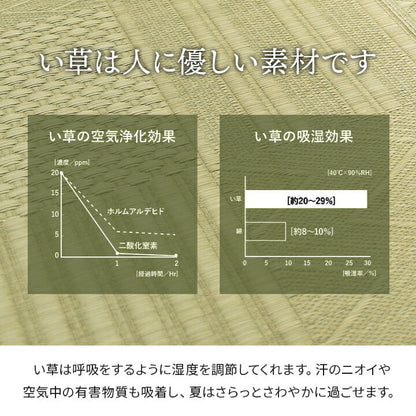 上敷き い草カーペット 約174×174cm【メーカー直送商品】