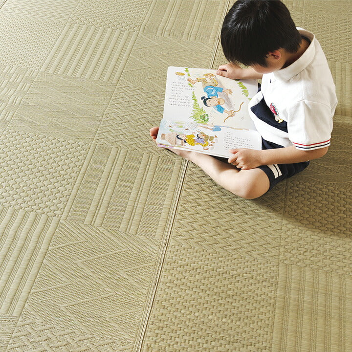 上敷き い草カーペット 約174×174cm【メーカー直送商品】