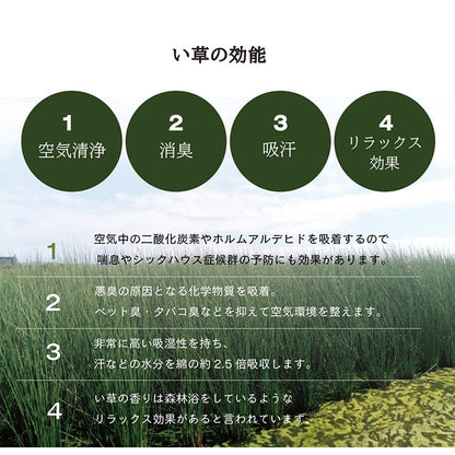 い草 置き畳 ユニット畳 システム畳 無地調 シンプル モダン シック おしゃれ空間 消臭 縁無し お手入れ簡単 裏面滑り止め 収納便利 約70×70×1.5cm 単品 【メーカー直送商品】☆