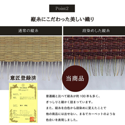 い草 置き畳 ユニット畳 システム畳 無地調 シンプル モダン シック おしゃれ空間 消臭 縁無し お手入れ簡単 裏面滑り止め 収納便利 約70×70×1.5cm 単品 【メーカー直送商品】☆