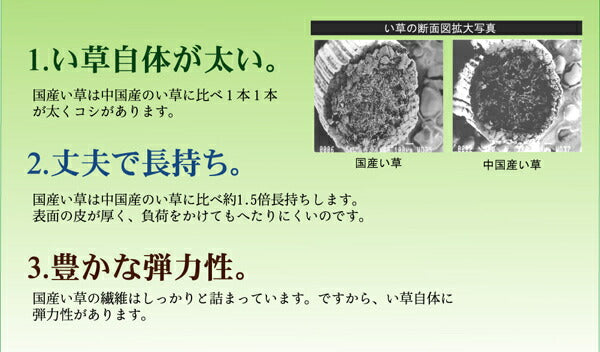 純国産 袋織い草カーペット 『なでしこ』 江戸間4.5畳(約261×261cm） 【メーカー直送商品】☆