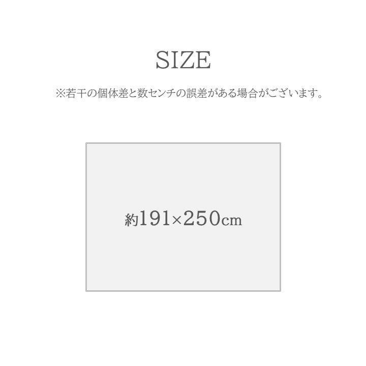 高品質 カーペット・マット・畳 カーペット・ラグ 『グラン』 約191×250cm 【メーカー直送商品】