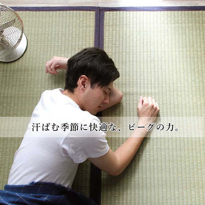 ラグ マット 長方形 い草 夏用 沖縄ビーグ 191×250cm  【メーカー直送商品】☆