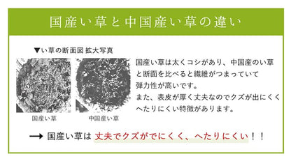 ラグ 長方形 夏用 国産い草ラグ モーニング ふっくら い草 シンプル 191×250cm 【メーカー直送商品】☆