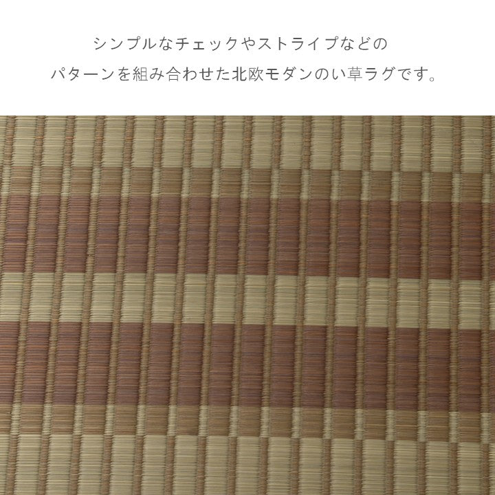 敷物 ラグ (い草) DXおうみ GN【メーカー直送商品】