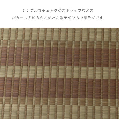 敷物 ラグ (い草) DXおうみ GN【メーカー直送商品】