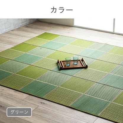 敷物 ラグ (い草) DXセルテ BL【メーカー直送商品】