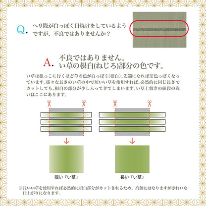 上敷き ゴザ 敷詰 カーペット い草 自然素材 日本製 国産 消臭 抗菌防臭 麻の葉 レトロ 和 江戸間4.5畳 約261×261cm 【メーカー直送商品】☆