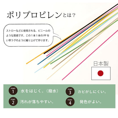 ラグ  PPカーペット 『Fウィード』 江戸間4.5畳（約261×261cm） 【メーカー直送商品】☆